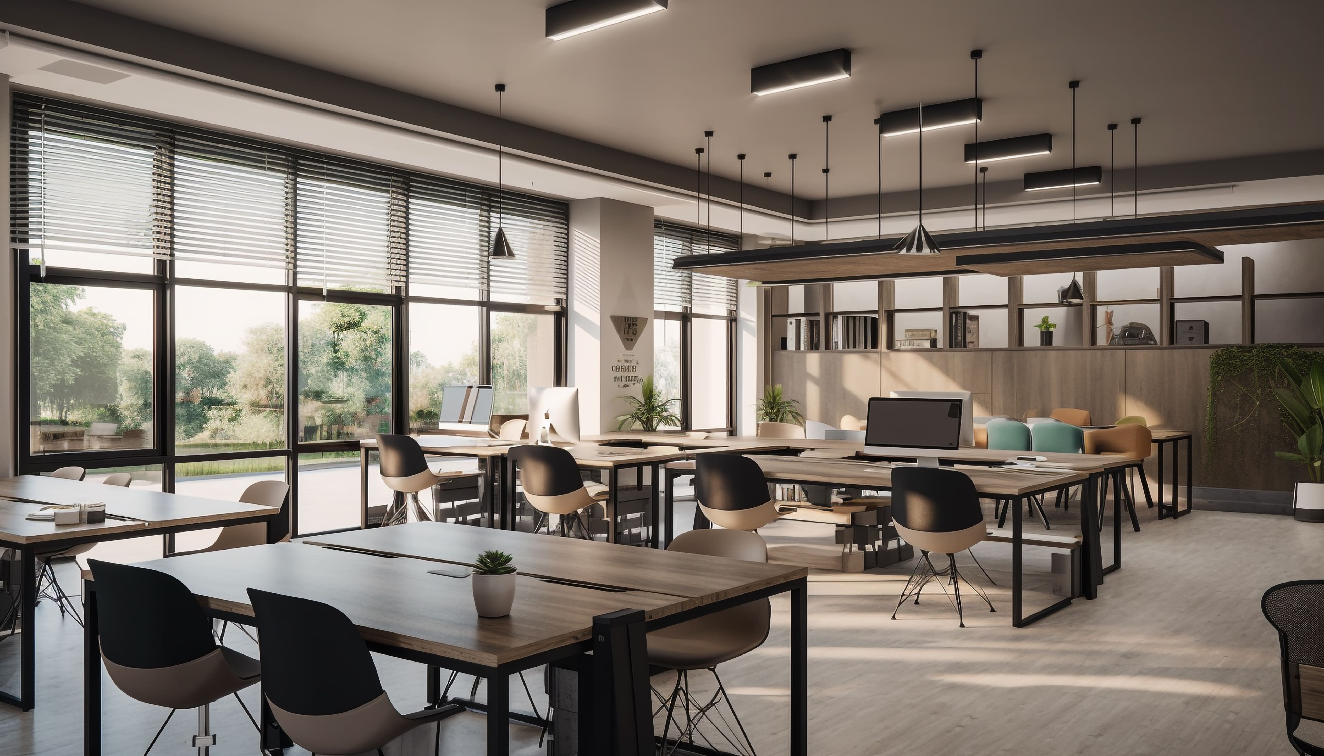 modern-office-with-no-people-luxury-chair-generated-by-ai